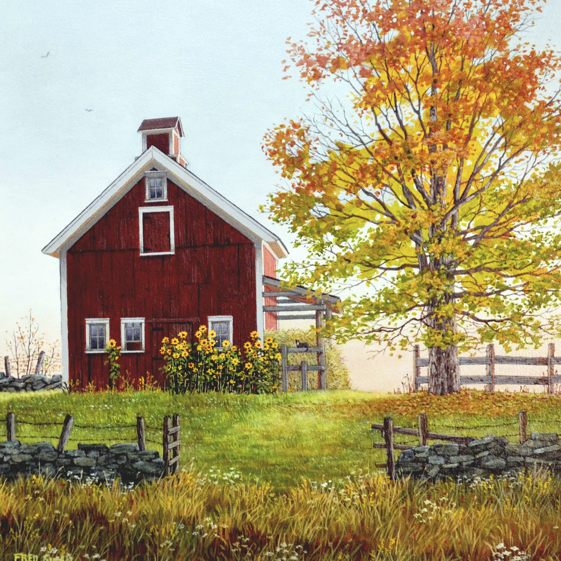 Autumn Sunflowers